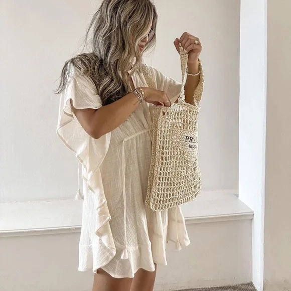 NWT Gauze cover-up - Picture 3 of 4